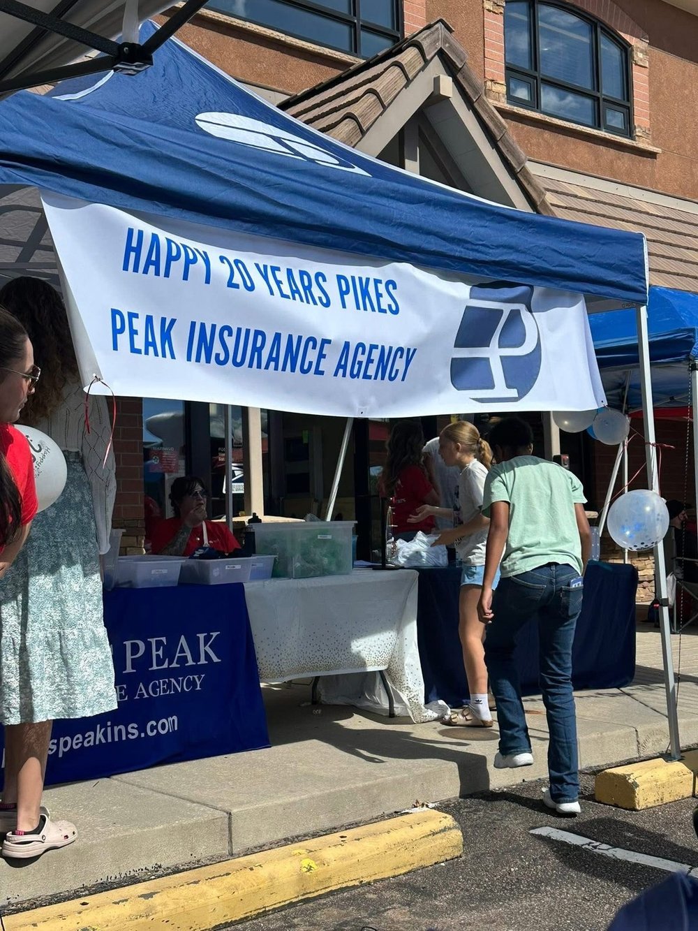 Chris Wood and the Pikes Peak Insurance Agency team at their Falcon, Colorado office