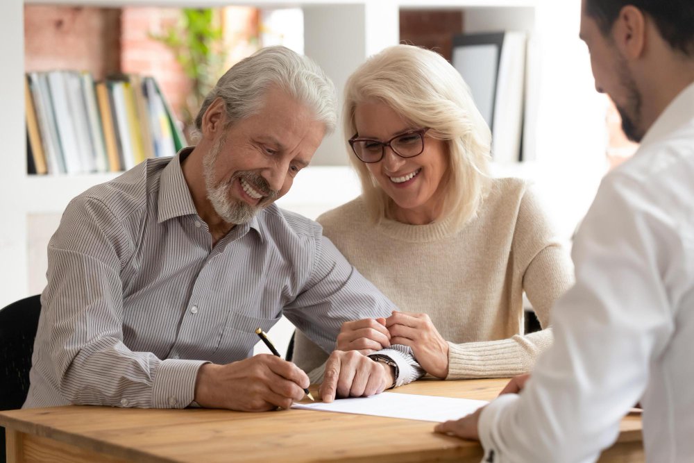 A Pikes Peak Insurance Agency agent reviewing policy options with a client